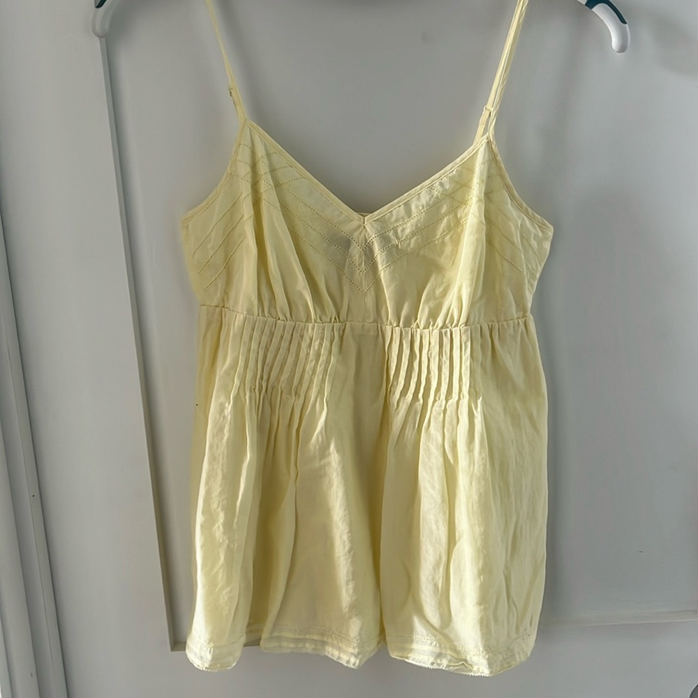 Sunny yellow camisole top